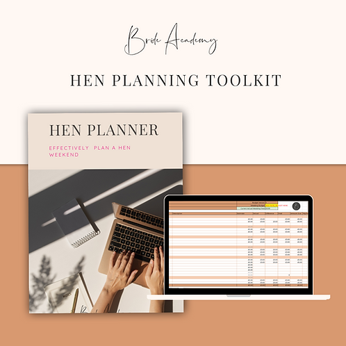 Hen Program Guide Hen Weekend Planner | Bride Academy