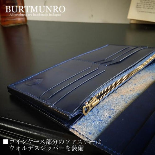 サムネイル： ルガトショルダーを使用した薄型の本革製長財布