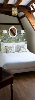 Chambre Hortense avec vue sur jardin, maison d’hôtes à Dinan
