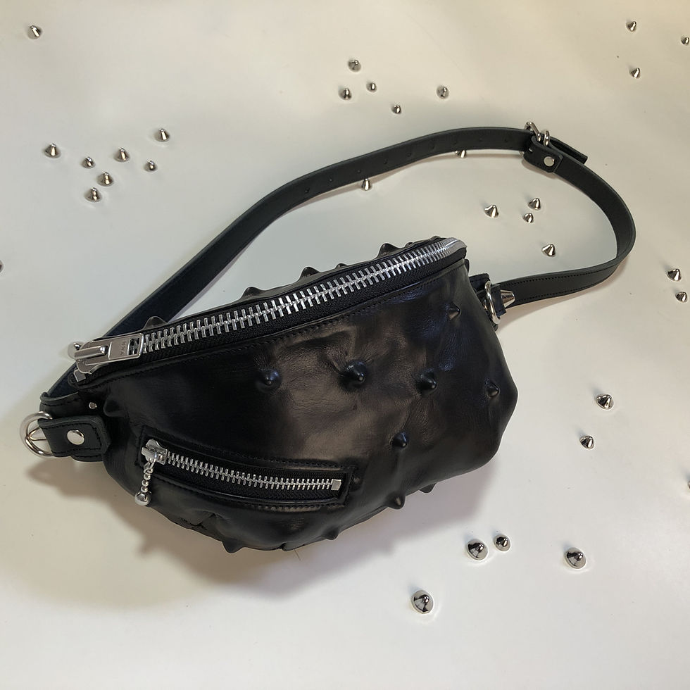 ジップマキビシウェストバック-黒-