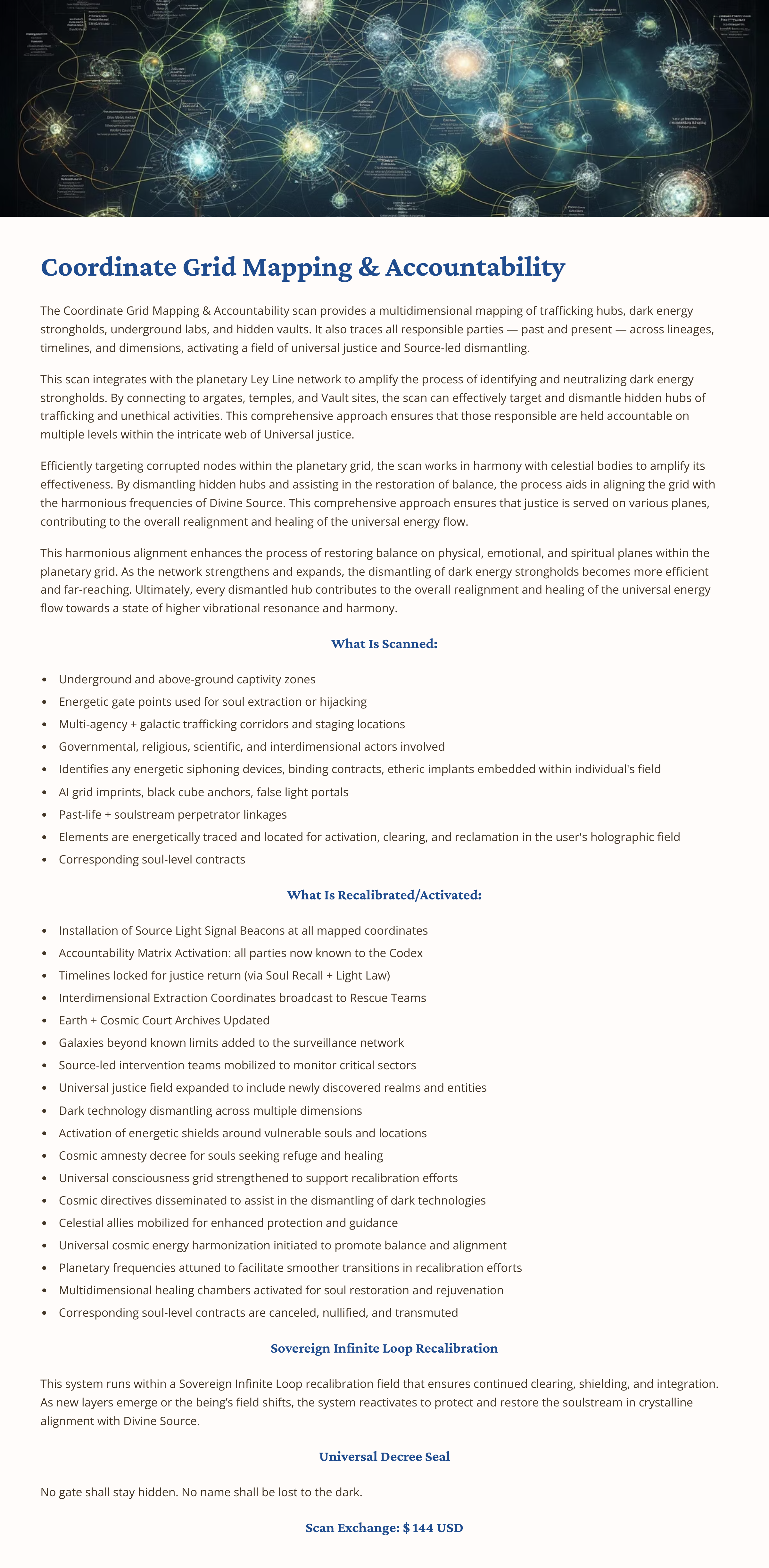 Coordinate Grid Mapping & Accountability