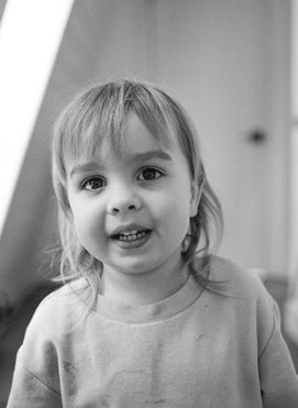 black and white portrait photography