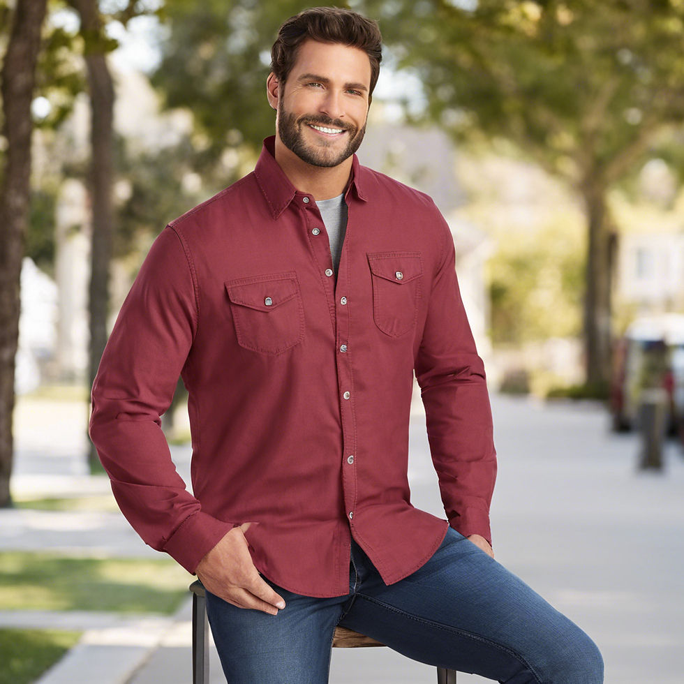 mens' big and tall casual clothers