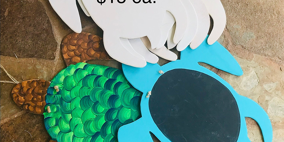 Small Turtle Door Hangers (4 Available)