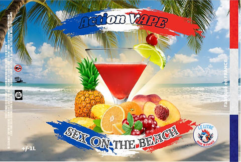 SEX ON THE BEACH - partir de 10.90 le 60ml, Booster inclus | Action Vape SEX ON THE BEACH - partir de 10.90 le 60ml, Booster inclus | Action Vape
