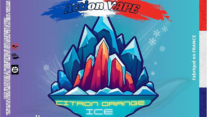 Citron Orange Ice - à partir de 10.90€ le 60ml, Booster inclus