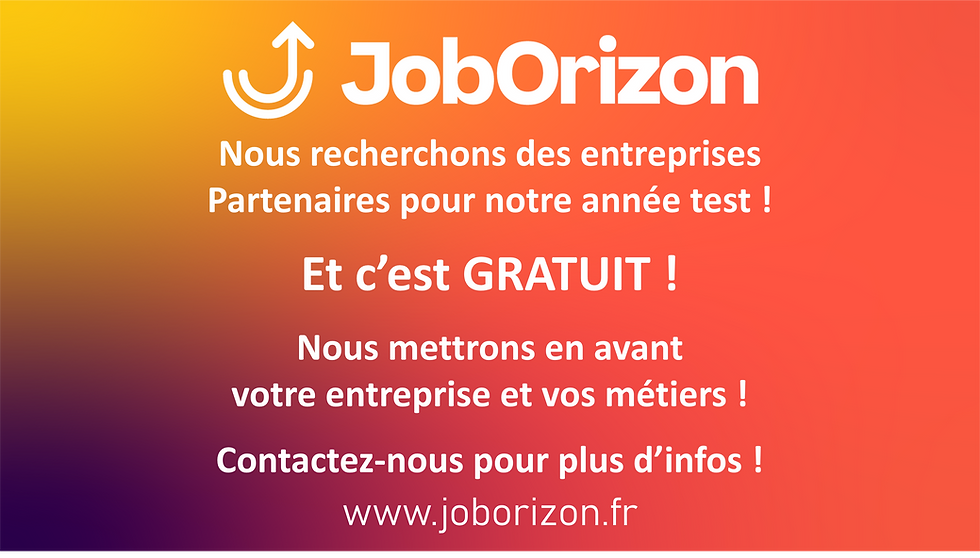 JobOrizon lance son année test !