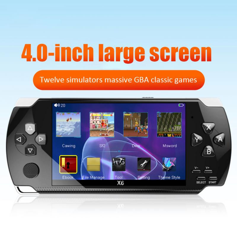 Thumbnail: RetroX6™ — 1500-Game Handheld Console