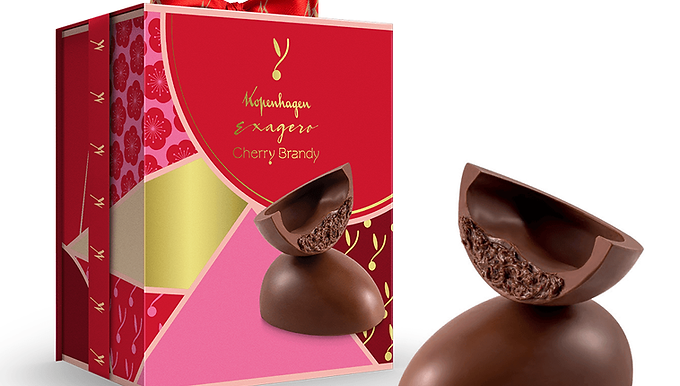 OVO EXAGERO CHERRY BRANDY 370G