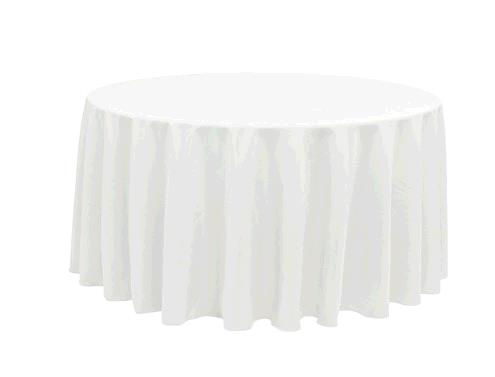 round table linen