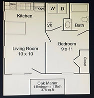  1 Bed / 1 Bath Apartment $850/Month