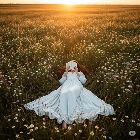 woman in field