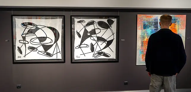 Curated contemporary artexhibition featuring Portuguese and international artists