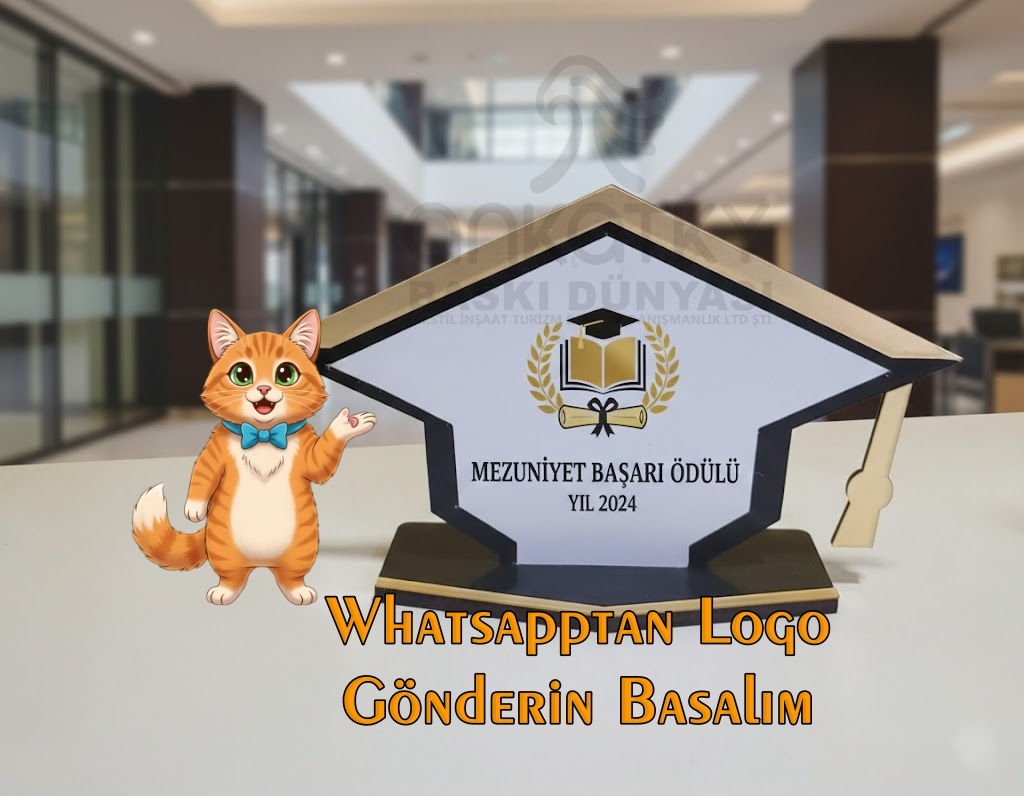 Kişiye Özel Baskılı Ahşap Plaket