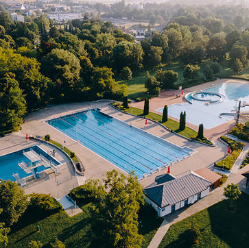 Luftbild des Ilmbad-Areals in Pfaffenhofen