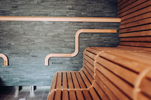 Bild der leeren Bio-Sauna im Gerolsbad