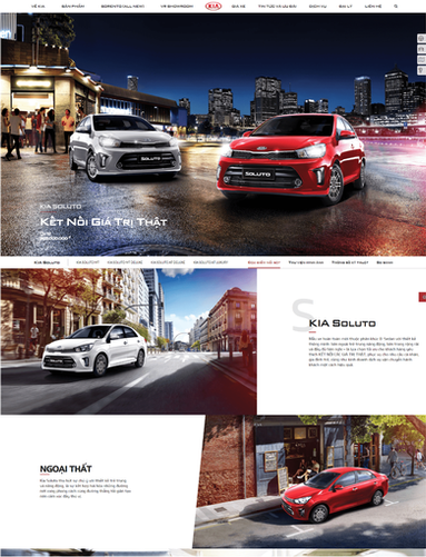 Template website bán ô tô Kia