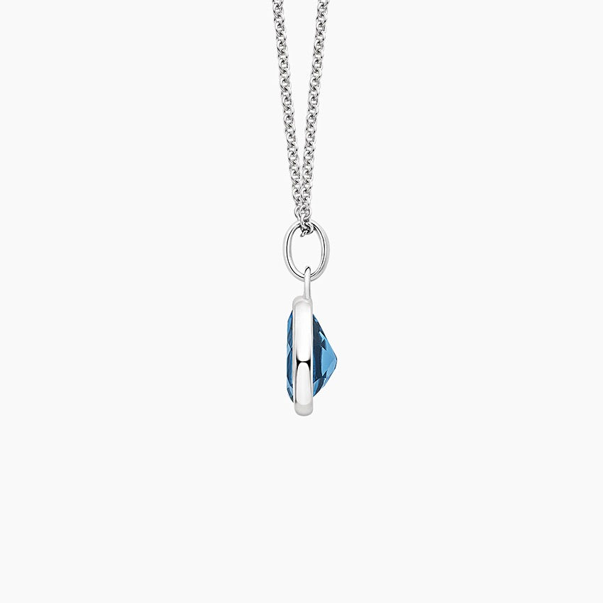 Blue Topaz pendant necklace