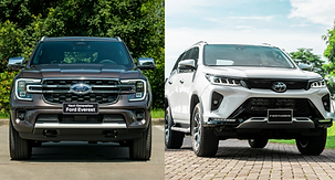 so sanh Ford Everest va Toyota Fortuner 2024