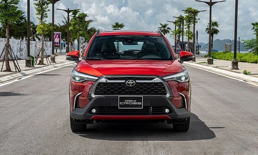 Thiết kế đầu xe Toyota Corolla Cross 