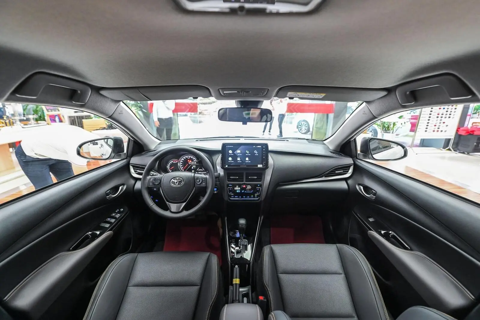 Nội thất Toyota Vios 2023 chủ yếu tập trung vào tính thực dụng