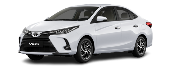 Toyota Vios màu trắng