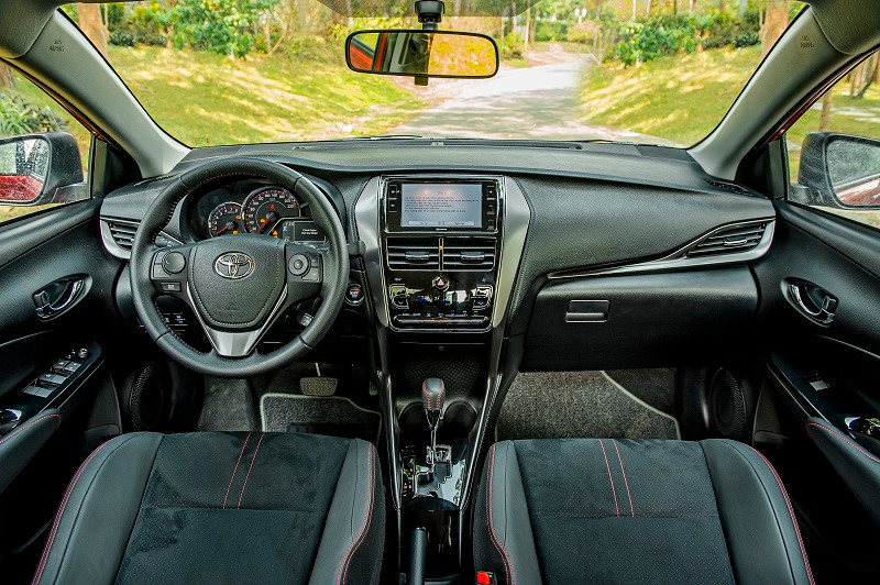 Không gian nội thất Toyota Vios 2021