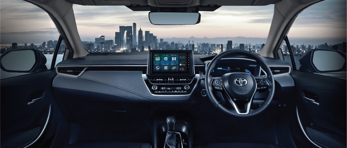 Nội thất xe Toyota Altis 2023 sang trọng và lịch lãm