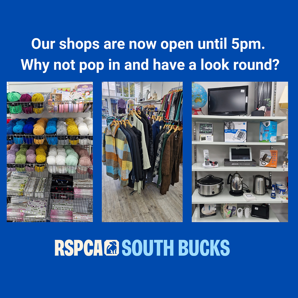 Our shops are now open for longer