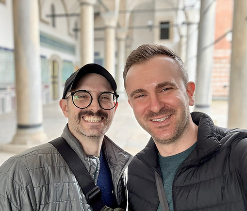 Eric and Jason, home study approved adoptive parents, in Istanbul, Turkey