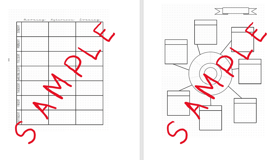 Thumbnail: Generic Bullet Journal templates