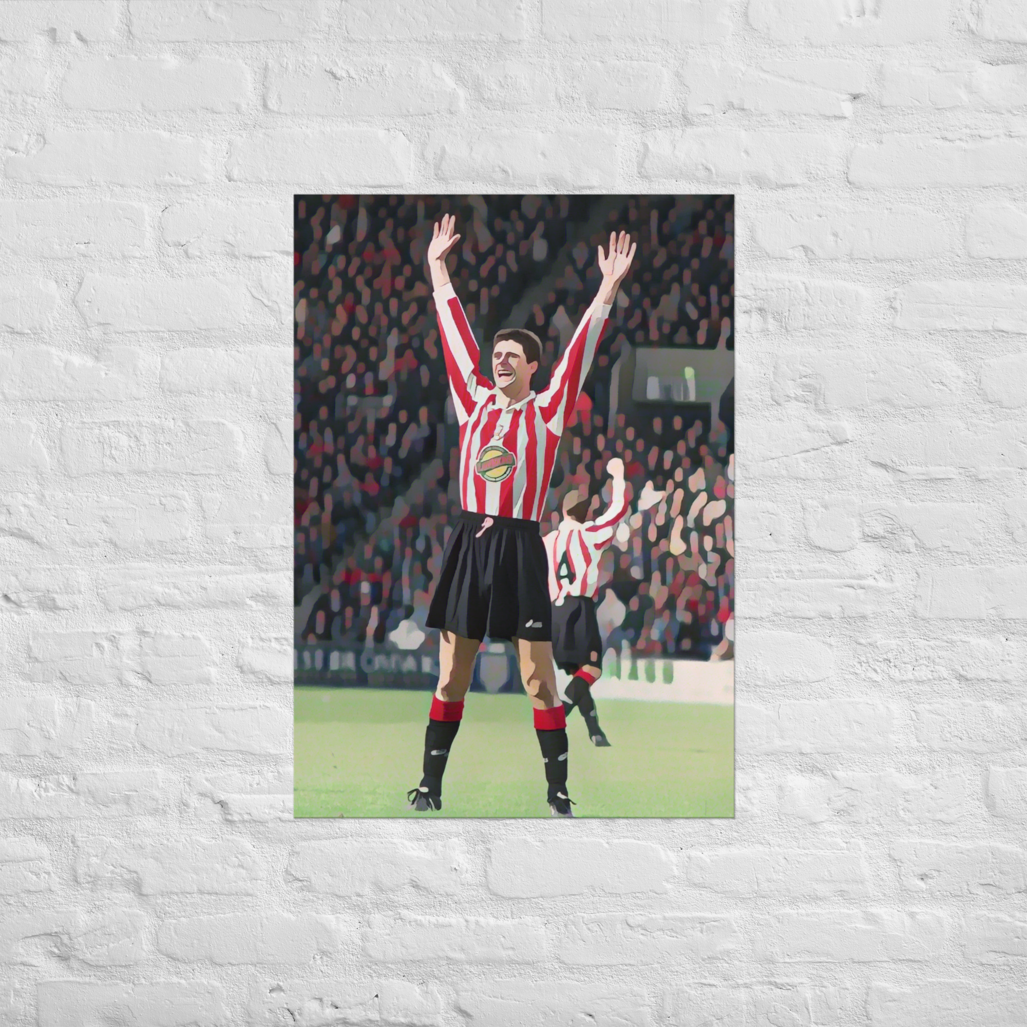 Niall Quinn Sunderland A3 Gloss Print