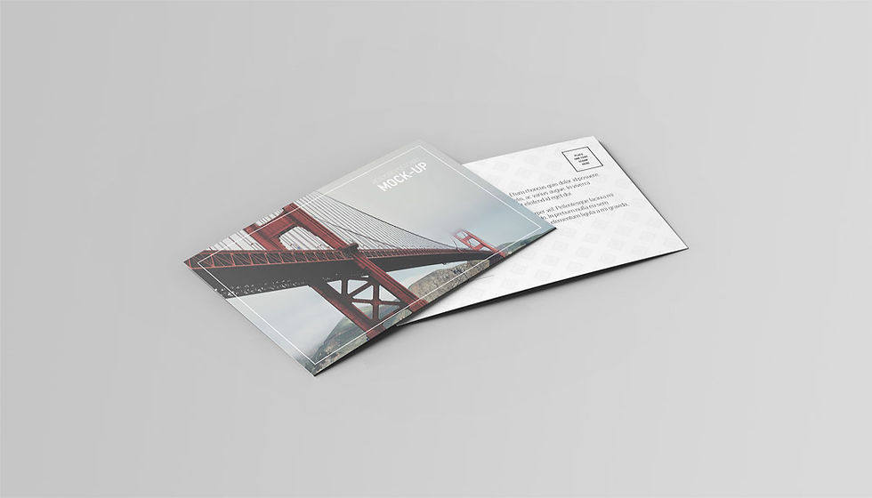 Thumbnail: Postcards for direct mail