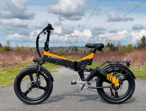 Lankeleisi | g650 Foldable 20in Electric Commuter Bike, 400w Rear 
