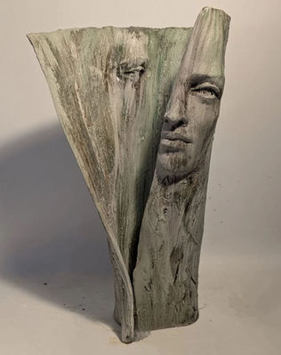 enigma - terracotta by Paola Grizi