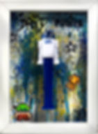 Tableau pop art PEZ R2D2 star wars cadre contemporain mural