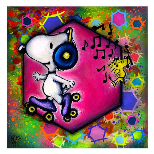 アート・デザイン・音楽 SNOOPY IN PAINTINGS Snoopy pop art painting: Colorful and unique painting | Priscilla