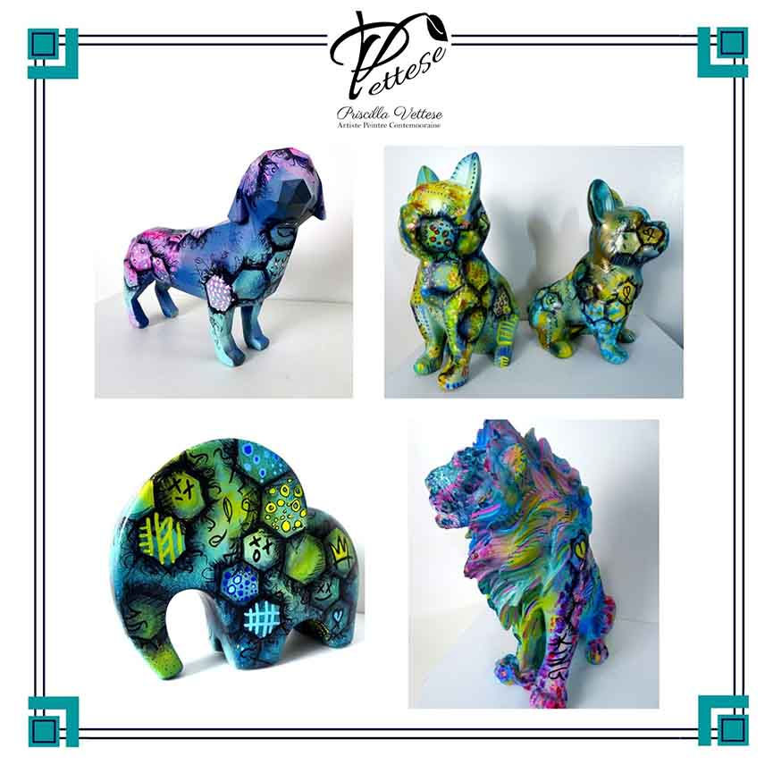 Une sculpture animale pop art pour votre intérieur