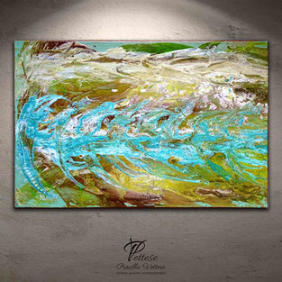 Tableau moderne vert