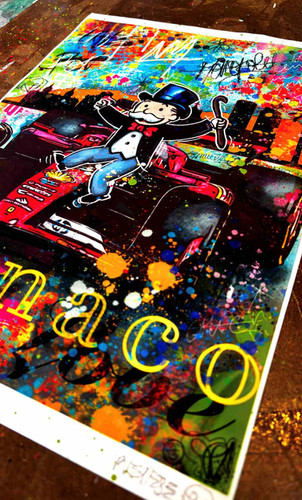 Monopoly F1 Pop Art Deluxe Enhanced Fine Art Edition