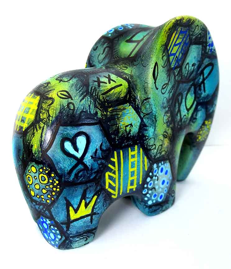 Miniature : sculpture elephant
