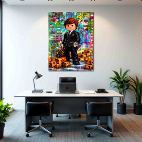 Leasing d’œuvre d’art pop art dans bureau de dirigeant – optimisation fiscale entreprise