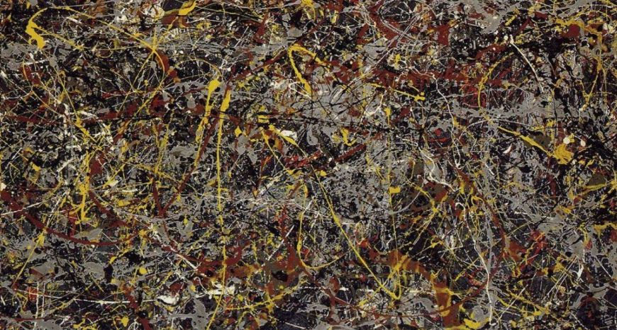 jackson pollock tableau abstrait