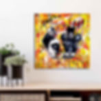 tableau basquiat warhol street art