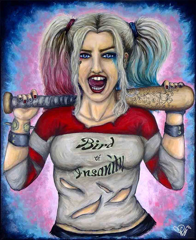 Tableau street art Harley Queen