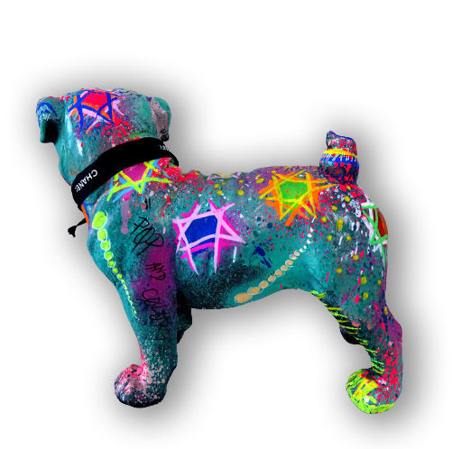 Thumbnail: Sculpture Bulldog Pop Art Chanel
