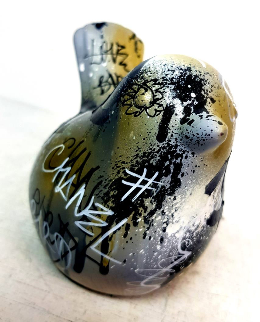 Thumbnail: Chanel Bird - Street Art Bird Sculpture