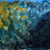 Thumbnail: Peinture Abstraite Bleue Sur Toile de Coton