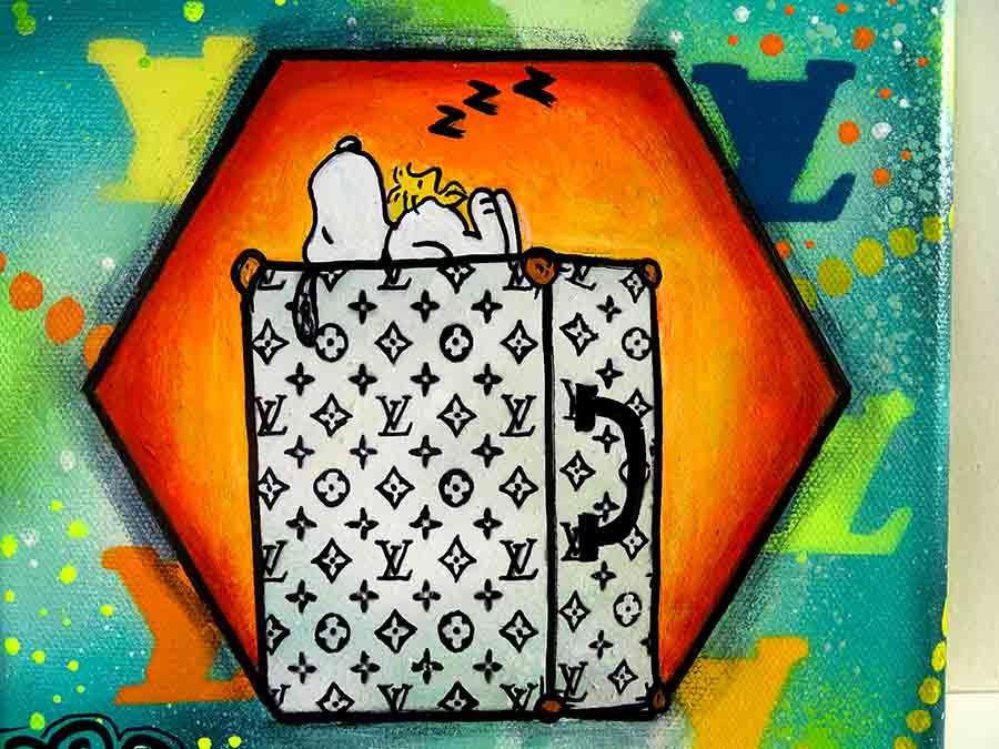 Miniature : Tableau Snoopy Louis Vuitton