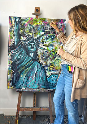 artiste pop art priscilla vettese atelier à Paris